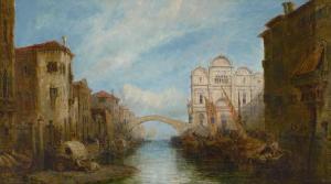 VIVIAN John Comley 1800-1800,Ansicht des Rio di San Lazzaro dei Mendicanti mit ,Schuler 2017-03-22