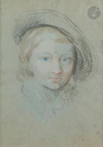 VIVIEN Joseph 1657-1734,Portrait de jeune garçon au béret,Ader FR 2023-03-20
