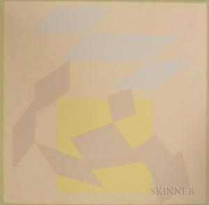 VIZY Anton B 1937-2016,Pale Abstraction,Skinner US 2017-07-21