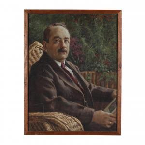 VIZZOTTO ALBERTI Giuseppe 1862-1931,Portrait of Amadeo Obici,1928,Leland Little US 2024-03-29