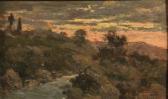 VIZZOTTO ALBERTI Giuseppe 1862-1931,Tramonto,1892,Sant'Agostino IT 2010-10-25