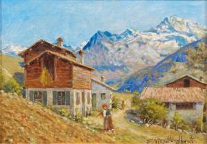 VIZZOTTO Enrico 1880-1976,Paessagio in Montagna,Palais Dorotheum AT 2015-12-07