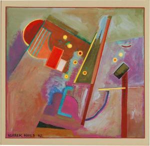 VLASEK HAILS doris 1938-2004,abstract,1992,Ripley Auctions US 2023-10-07