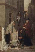VOERMAN Jan I 1857-1941,A cloth merchant in the Jewish Quarter, Amsterdam,1884,Christie's 2014-11-25