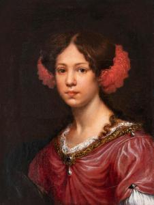 VOET Jakob Ferdinand,Portrait of girl (Francesca Vigevano Mattei ?),1665,Nagyhazi galeria 2023-12-12