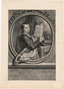 VOGEL Bernhard,Bildnis des Christoph (Christian) Johann Friedrich,1733,Galerie Bassenge 2022-06-01