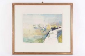 VOGEL Bernhard 1961,Harbour near Galway,Dawson's Auctioneers GB 2021-11-25