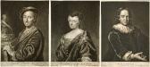 VOGEL Bernhard 1683-1737,Tre incisioni alla maniera nera con busti,Rubinacci IT 2009-03-24