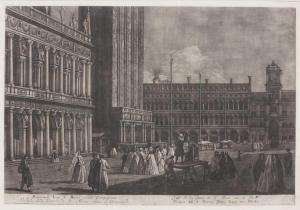 VOGEL Bernhard 1683-1737,Views of the Piazza San Marco, Venice: Prospectus ,Sworders GB 2021-06-29
