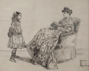VOGEL H,Mutter und Kind,1900,Mehlis DE 2020-11-17