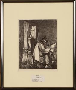 VOGEL Joseph 1911-1968,Pier,1937,Kamelot Auctions US 2019-01-12