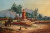 VOGEL Ludwig 1788-1879,Sizilianische Landschaft bei Palermo mit Wegk,Schmidt Kunstauktionen Dresden 2011-09-17