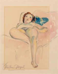 VOGEL Valentine 1906-1965,Female Nude,Hindman US 2018-10-03