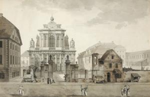 VOGEL zygmont 1764-1826,Die Karmeliterkirche in Warschau,1764,Palais Dorotheum AT 2008-10-27
