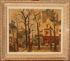 VOGELNEITH R,La Place du Tertre à Montmartre,1928,Osenat FR 2011-12-18