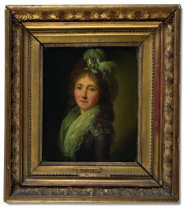 VOILLE Jean Louis 1744-1796,Portrait présumé de Madame Deltut,Christie's GB 2021-04-27