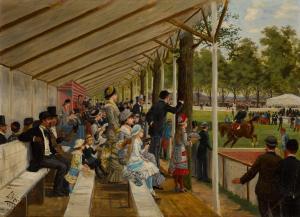 VOIRIN Léon Joseph 1833-1887,The horse fair,1881,Sotheby's GB 2023-09-20