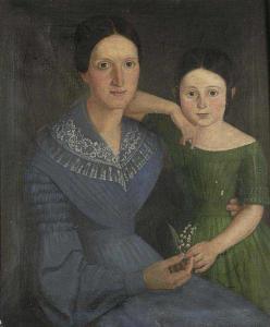 VOJTECH HELLICH Josef 1807-1880,A Double Portrait,1841,Palais Dorotheum AT 2010-03-06