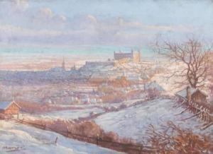 VOJTECH Marx 1885-1963,A View of Bratislava in the Winter,Palais Dorotheum AT 2022-02-22