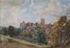 VOKES Arthur Ernest 1874-1962,Ludlow Castle,Halls GB 2020-11-04