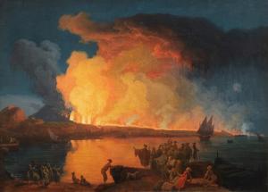 VOLAIRE IL CAVALIER Jacques Antoine 1729-1802,The eruption of Mount Vesuvius, 15 June 179,Sotheby's 2023-07-05