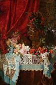 Volckhausen A,Still life with ewer and flowers on a table top,Bonhams GB 2003-11-11