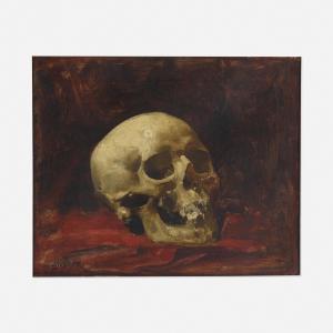 VOLK Stephen A. Douglas 1856-1935,Untitled (Skull),Rago Arts and Auction Center US 2021-04-14
