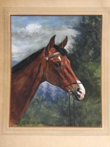 VOLKERS Karl 1868-1949,a bay horse,1893,Reeman Dansie GB 2021-07-25