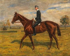 VOLKERS Karl 1868-1949,Count Königsmarck on Horseback,1895,Palais Dorotheum AT 2021-09-15