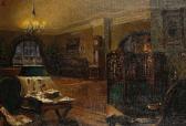 VOLKOV Stalev Nikandrovich 1925,The flat of Gana Ivolgin - set design for film Th,1957,Bonhams 2010-09-21