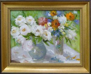 VOLKOVA Maria 1927,Flowers Still Life,Lots Road Auctions GB 2020-01-26