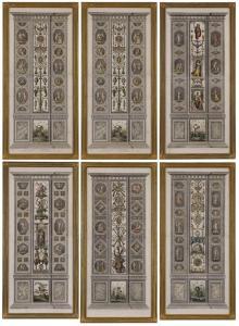 VOLPATO Giovanni,Pilasterdekorationen aus -Loggie di Rafaele nel Va,1774,Dobritz 2023-11-18