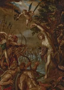 von AACHEN Hans 1552-1615,The Martyrdom of Saint Sebastian,Christie's GB 2023-07-14
