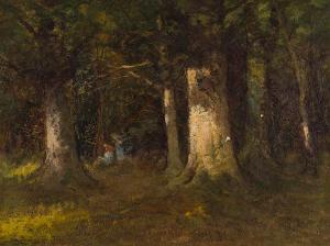 von AHRENS Carl Henry 1863-1936,Figures in a Forest,Heffel CA 2023-01-26