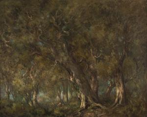 von AHRENS Carl Henry 1863-1936,Forest,1886,Heffel CA 2023-01-26