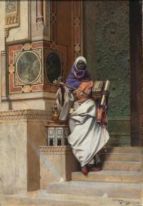 von AMBROS Raphael 1855-1895,The Guardian,1894,Palais Dorotheum AT 2023-05-02