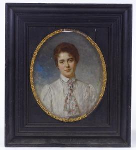 von ANGELI Heinrich, Baron 1840-1925,portrait of a woman,1902,Burstow and Hewett GB 2019-04-17