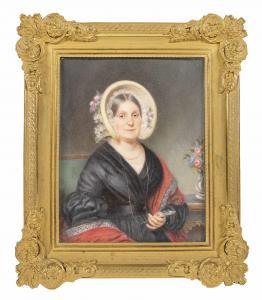 von ANREITER Alois 1803-1882,Bildnis der Frau Batta von Anreiter,1840,Palais Dorotheum AT 2021-03-31