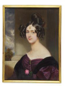 von ANREITER Alois,Portrait of Princess Karoline von und zu Bretzenhe,1830,Sotheby's 2021-04-28