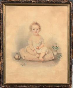 von ANREITER Alois 1803-1882,Portraits d'enfants,1847,De Maigret FR 2022-12-16