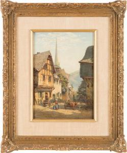 von ASTUDIN Nicolai 1847-1925,ALPENDORF,Hargesheimer Kunstauktionen DE 2015-09-19
