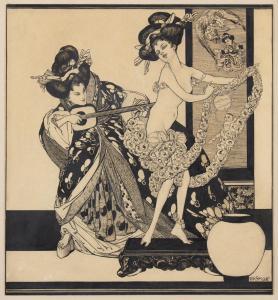 von BAYROS Franz 1866-1924,Oriental Erotic Scene,Pinter HU 2023-12-18