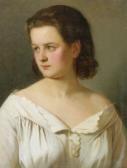 von BERCKHOLTZ Alexandra 1821-1899,Mädchenbildnis, den Blick nach rechts geric,Auktionshaus Quentin 2007-04-28