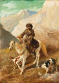von BERRES Joseph I 1821-1912,Caucasian hunter,Palais Dorotheum AT 2017-10-19