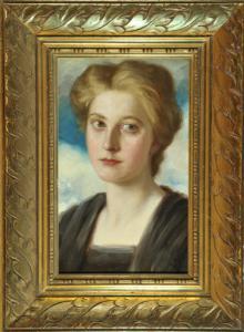 VON BONGÉ walter 1868,Portrait einer blonden Dame,Allgauer DE 2013-01-12