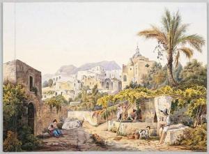 Von Bonstetten Von Mestral Carl Gustave Salamon,Vue près de Naples,c. 1830,Piguet 2008-03-12