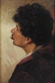 Von BROZIK Wenceslas Václav 1851-1901,A portrait of a man in profile,Bonhams GB 2017-11-08