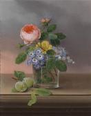 von buttner emilie,Flowers in a Glass Vase,1826,Palais Dorotheum AT 2012-04-17