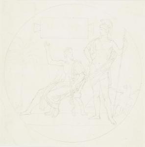 von CORNELIUS Peter 1783-1867,Asclepius and Mars,Palais Dorotheum AT 2023-04-04