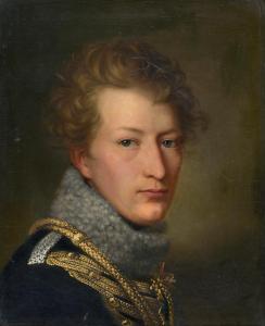 von der EMBDE August,Bildnis eines jungen preussischen Offiziers,1817,Galerie Bassenge 2023-11-30